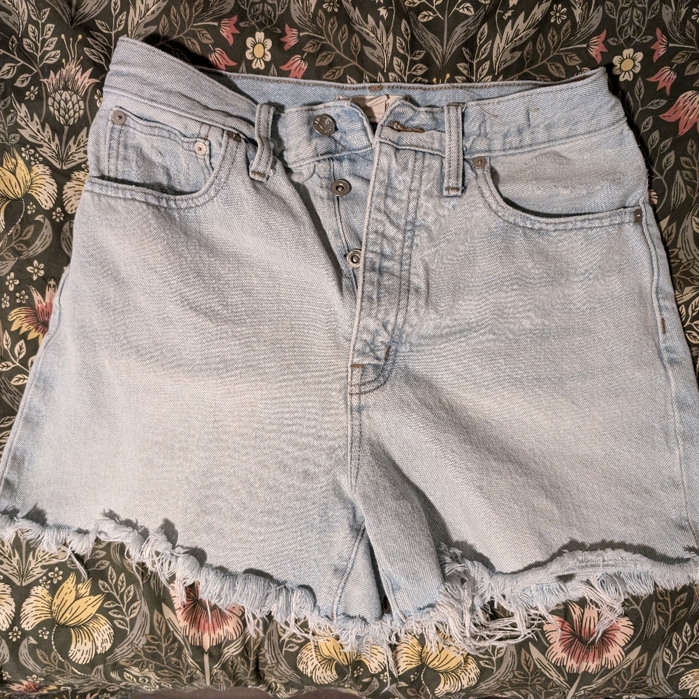 MADEWELL The MOM JEAN Denim Shorts in Size 27